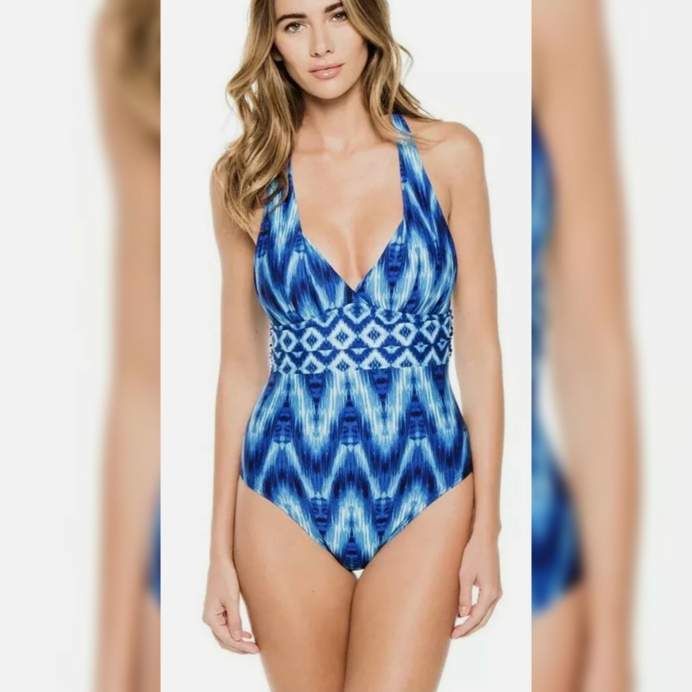 La Blanca Desert Mirage Cross Back One-Piece